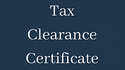 TAX CLEARANCE CERTIFICATE SERVICES